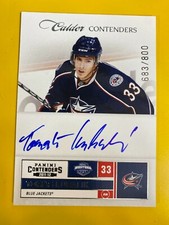 D58595  2011-12 Panini Contenders ROOKIE AUTOGRAPH #213 Tomas Kubalik #/800