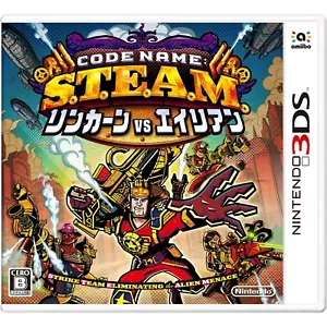 Nintendo 3DS Japan Ver. Code Name: S.T.E.A.M. Lincoln VS Aliens from Japan - Picture 1 of 7
