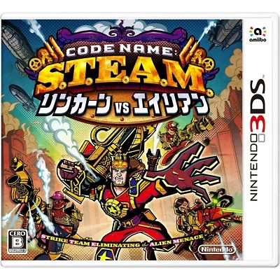 Nintendo 3DS Japan Ver. Code Name: S.T.E.A.M. Lincoln VS Aliens from Japan - Image 1 of 4
