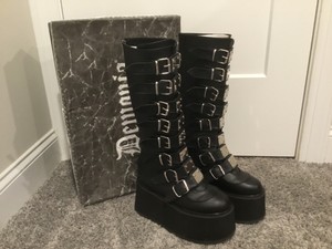 Las mejores ofertas en Demonia Alta Botas de mujer 3\
