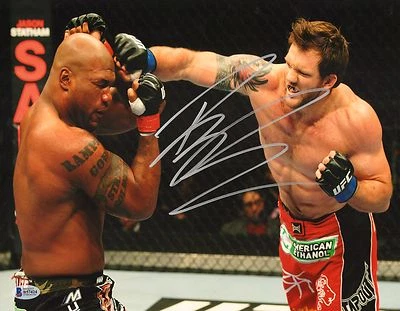 Ryan Bader Signed UFC 144 11x14 Photo BAS Beckett COA Bellator Picture Autograph - Image 1 of 4