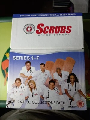 SCRUBS : SERIES 1-7 DVD (2008) CERT -  12  - 26 discs - Image 1 of 4