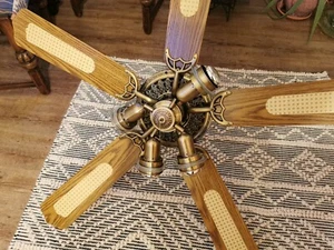 großer nostalgischer Deckenventilator 1,30m - Bild 1 von 2