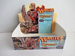 MTG MAGIC the GATHERING ODYSSEY Empty Booster Pack Display Box 2001 - Picture 1 of 6