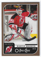 2006-07 O-Pee-Chee #687 Martin Brodeur New Jersey Devils checklist