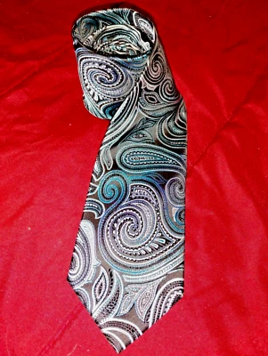 Corbata Giorgio Brutini Colezione 100% Poliéster Hecha a Mano Azul Geométrica Foto 1 de 4