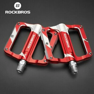 ROCKBROS Pedales de Bicicleta de Montaña Perlin Antideslizante Aluminio Estriberas de Bicicleta Foto 1 de 4