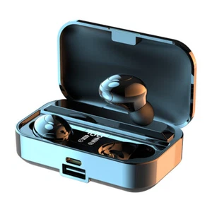 Bluetooth Earphones Wireless Headphone Sport Gym Earbuds Stereo w/ Charging Case - Picture 1 of 11