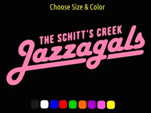 Pegatina de pared para ventana de vinilo JAZZGAGALS Club Schitt's Creek ELIGE EL TAMAÑO COLOR - Imagen 1 de 2