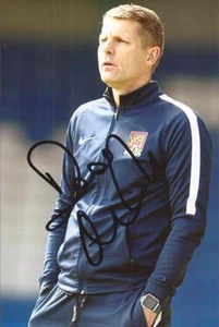 NORTHAMPTON: DEAN AUSTIN SIGNED 6x4 ACTION PHOTO+COA - Picture 1 of 1