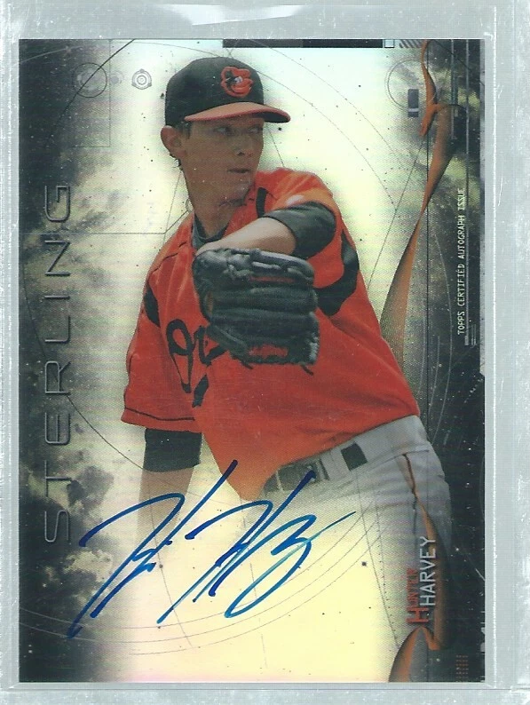 HUNTER HARVEY 2014 BOWMAN STERLING ON CARD AUTO REFRACTOR PROSPECT #D 88/150 - Image 1 of 1