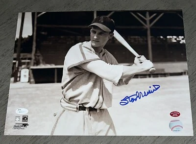 Stan Musial Signed 11x14 Sepia Glossy Photo Cardinals Baseball Auto JSA & STM - Image 1 of 4