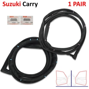 Front L+R Door Rubber Seal Weatherstrip For Suzuki Carry APV Truck 2010 - 2017 - Picture 1 of 11