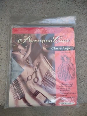 Capa Champú Betty Dain Vintage Vinilo Elegante Capa Plateada 36" X 54" Nueva Foto 1 de 4