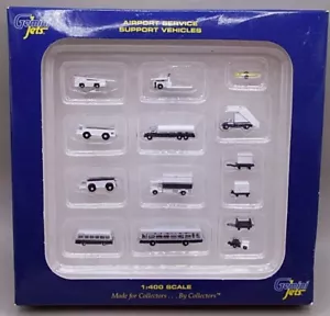 Gemini Jets Set of 14 Pieces GSE's in a Generic White/Blue Color 1/400 Scale - Picture 1 of 2