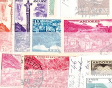 STAMPS - ANDORRA - SMALL COLLECTION