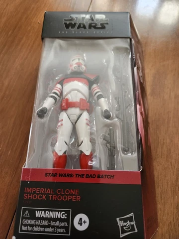 Hasbro Star Wars Bad Batch Black Series Imperial Clone Shock Trooper Action🔥 Cover