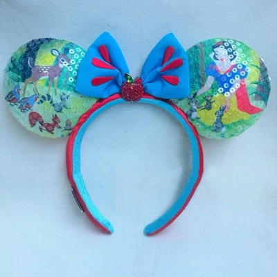 Disney mParks 100 décadas auténtico 2023 Blancanieves Minnie Mouse oreja diadema 💖 Foto 1 de 4