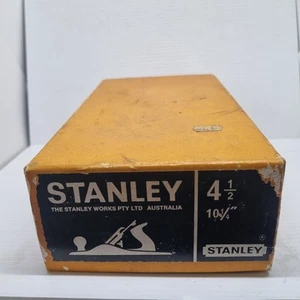 STANLEY BAILEY NO 4 1/2 BENCH PLANE BOXED GREAT CONDITION Made In England 10.5" - Picture 1 of 17