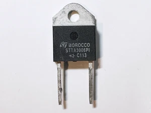 1X STTA3006PI STM Diodo Ultrarápido Alto Voltaje 600V 30A Rectificador DOP3I Ins. - Imagen 1 de 3
