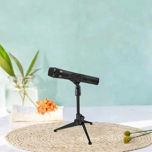 Desktop Microphone Stand Tripod Mic Mount for Gaming Broadcasting Podcasting - Afbeelding 1 van 5