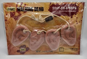 AMC The Walking Dead - Soap on a Rope Daryl's Walker Ear Necklace Loot Crate NEW - Picture 1 of 2