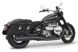 Freedom 4.5" Slip-On Exhaust Straight Cut Black With Black Tip For BMW R18 2021 - Picture 1 of 3