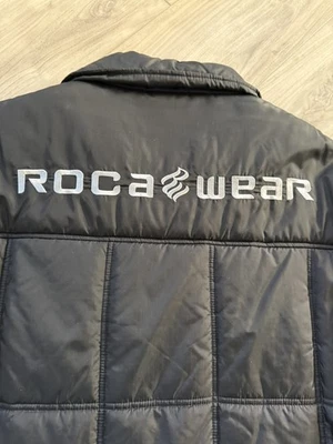 Vintage Rocawear Puffer Collared Bomber Jacket Size 2XL y2k Hiphop RARE!! - Image 1 of 4