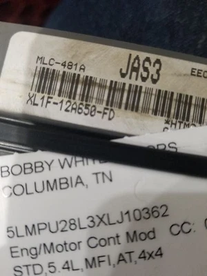 Módulo de control electrónico ECM del motor 8-330 5,4 L compatible con 99 EXPEDITION 75757 Foto 1 de 4