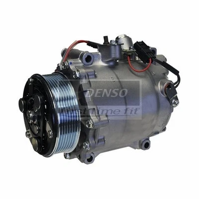 Compressor DENSO 471-7056 com embreagem para 07-12 Acura Honda CR-V RDX - Imagem 1 de 4