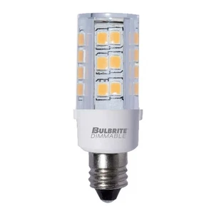 Bulbrite 770584 LED Bulb 120V 4.5W T6 Candelabra E12 Clear 3000K Soft White - Picture 1 of 1