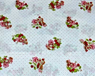 "Pastel corto de fresa vintage 1980 (blanco) - BTFQ: 18"" X 22""" Foto 1 de 2