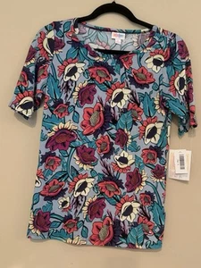 Lularoe SMALL Gigi Top Shirt New With Tags Floral Pattern - Picture 1 of 3