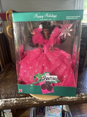 1990 Holiday Special Edition African American Barbie Doll with Keepsake Ornament - Image 1 of 4