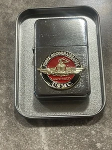 Military  Brush Lighter United States Marine Corps Force Reconnaissance - Picture 1 of 3