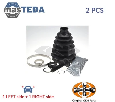 302322 CV JOINT BOOT KIT PAIR FRONT RIGHT LEFT WHEEL SIDE LOBRO 2PCS NEW - Image 1 of 4