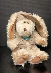 Rare Vintage Wonder Treats Fluffy Bunny Rabbit 14" Safari Outfit - Picture 1 of 7