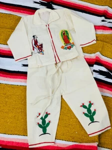 Juan Diego Guadalupana Suit for Boys | Traditional Elegance in 100% Cotton - Picture 1 of 6