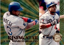 1995 Ultra Rising Stars Gold Medallion Raul Mondesi Los Angeles Dodgers #7