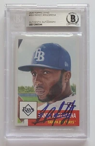Randy Arozarena Signed Auto 2020 Topps Living #353 RC Rookie BGS BAS Rays - Picture 1 of 3