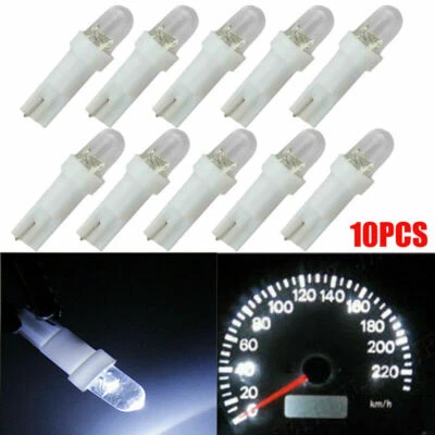 T5 Instrument Cluster Panel Gauge Dash LED Bulbs Light 74 70 37 2721 White Lamps - Image 1 of 4