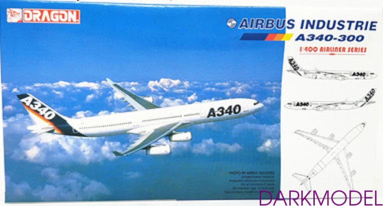 DRAGON 2201 1/400 AIRBUS INDUSTRIE A340-300 Plastic model kit - Image 1 of 1