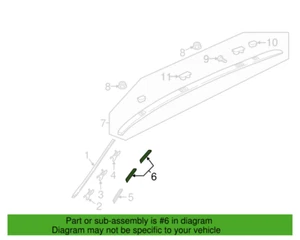 2017-2021  Honda CR-V  & HYBRID Clip A Front Windshield Side 91570-TLA-A01 - Picture 1 of 4