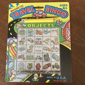 Vintage Magnetic Travel Bingo Game~NIP - Picture 1 of 2