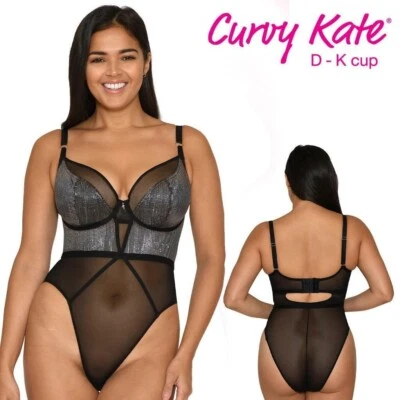 Sexy Traje Corporal de Buceo Curvy Kate Sparks Fly con Suspendedores Extraíbles 30DD Foto 1 de 4
