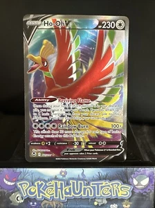 Pokemon Card Ho-Oh V 187/195 Full Art Silver Tempest Holo Ultra Rare NM - Picture 1 of 2