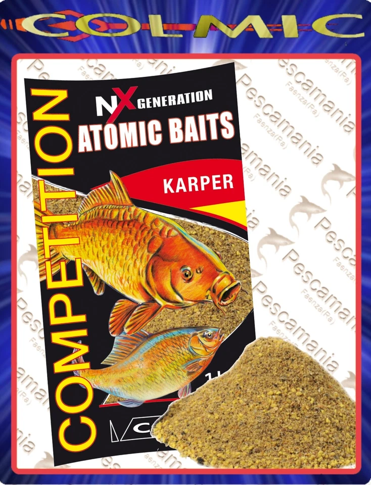 Futter Colmic Karper Atomic Baits NX Generation 1 Kg Karpfen Karausche - Bild 1 von 1