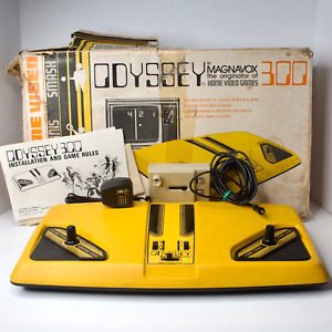 Système de jeu TV Magnavox ODYSSEY 300 1976 boîte originale - Testé - Authentique