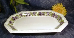 ROSENTHAL - Maria Stiefmütterchen - 1 Brotkorb Viola  Platte tief - Bild 1 von 1