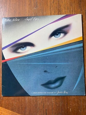 WILLIE NELSON w/JACKIE KING - ANGEL EYES -  1984 LP VINYL Jazz Folk Country - Imagem 1 de 4